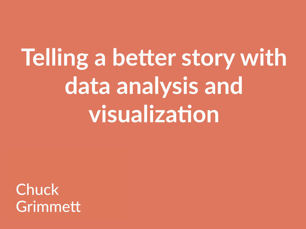 Praxis Data Workshop - Telling a Stronger Story with Data Visualization